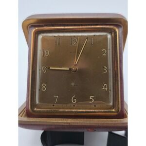 Vintage Semca Swiss Travel Alarm Clock – 15 Jewel Mechanical – Not Running